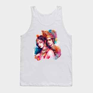 Radha Krishna - Hindu Goddess Collection Tank Top